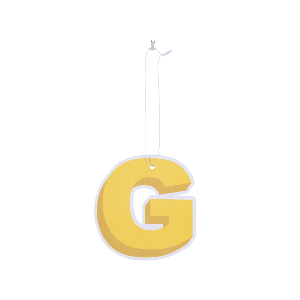 G LOGO AIR FRESHENER Yellow