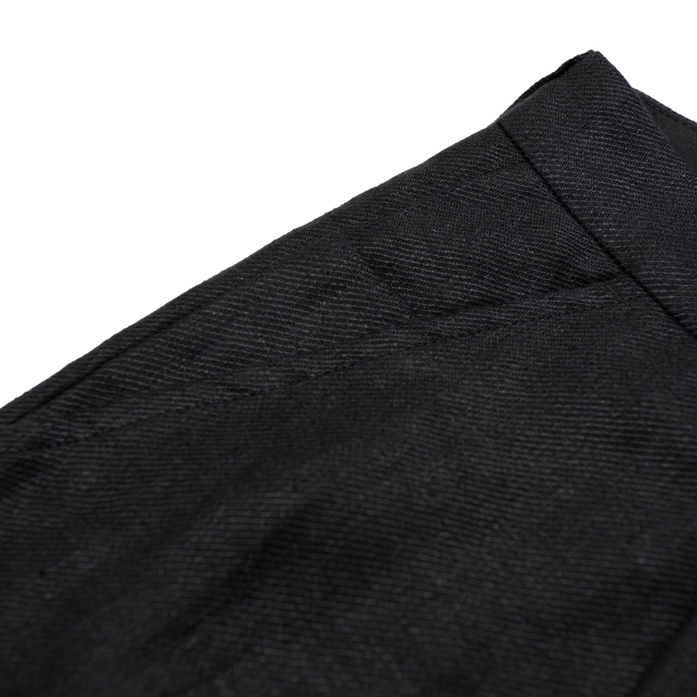 GRAND LOGO LINEN TROUSER Black