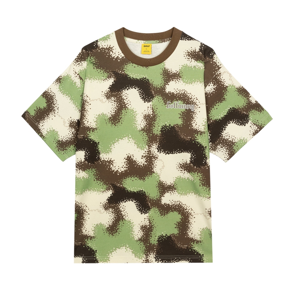 SPRAY CAMO TEE Brown Multi