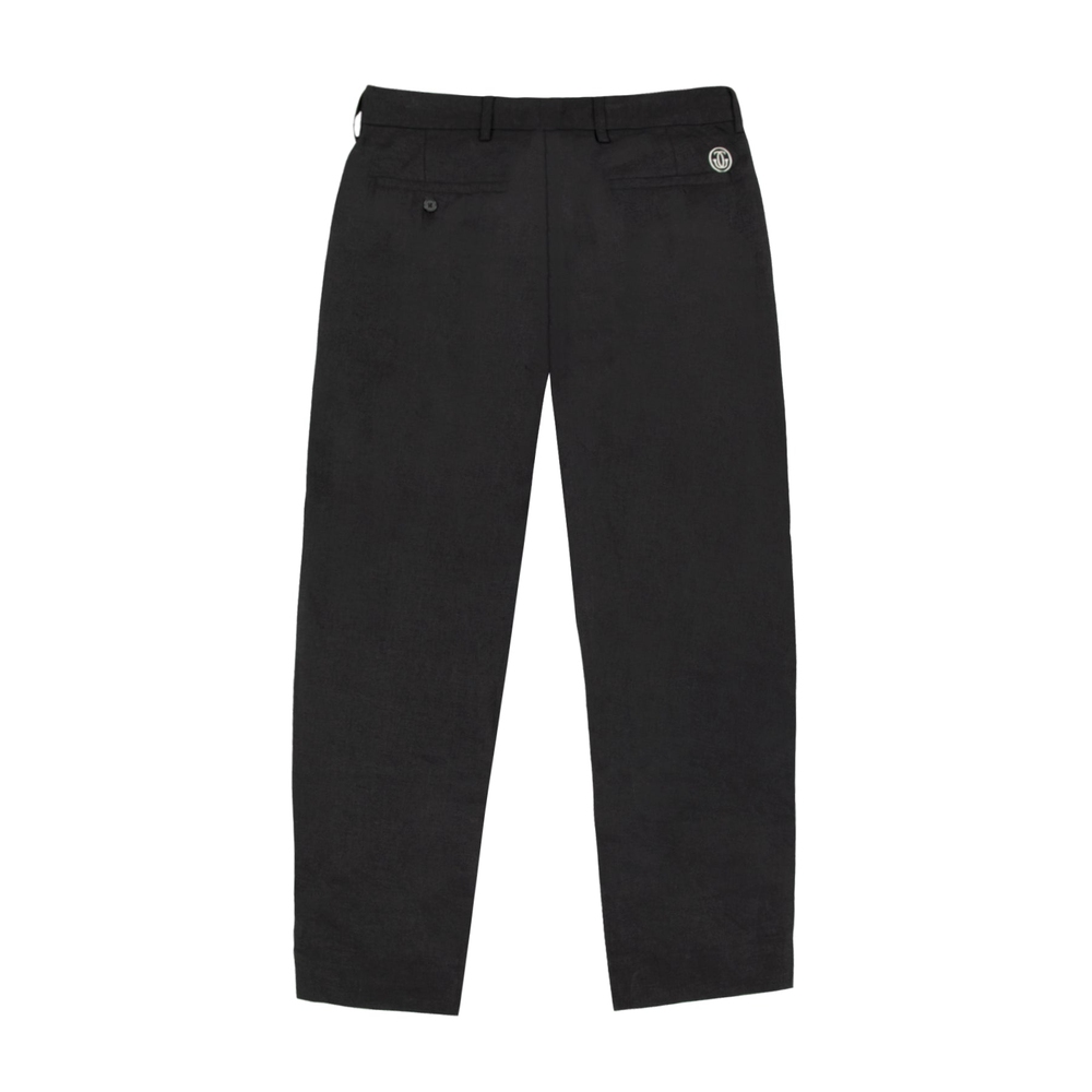 GRAND LOGO LINEN TROUSER Black