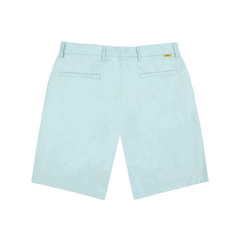 SHIMMER TWILL SHORT Light Blue