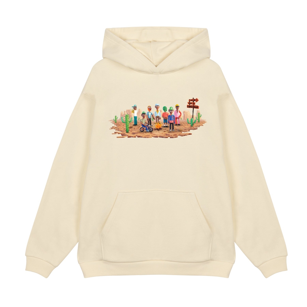 CLAYMATION HOODIE Cream