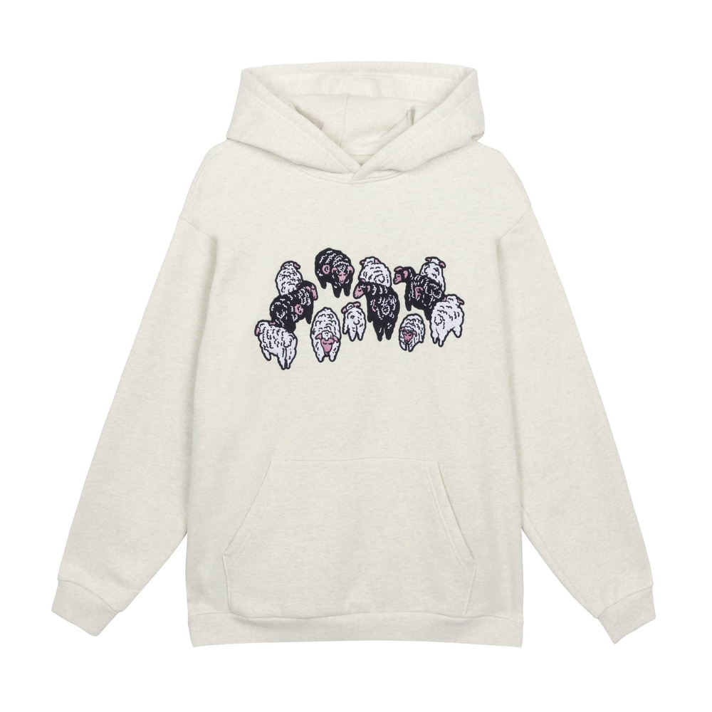 HERD HOODIE Heather Grey