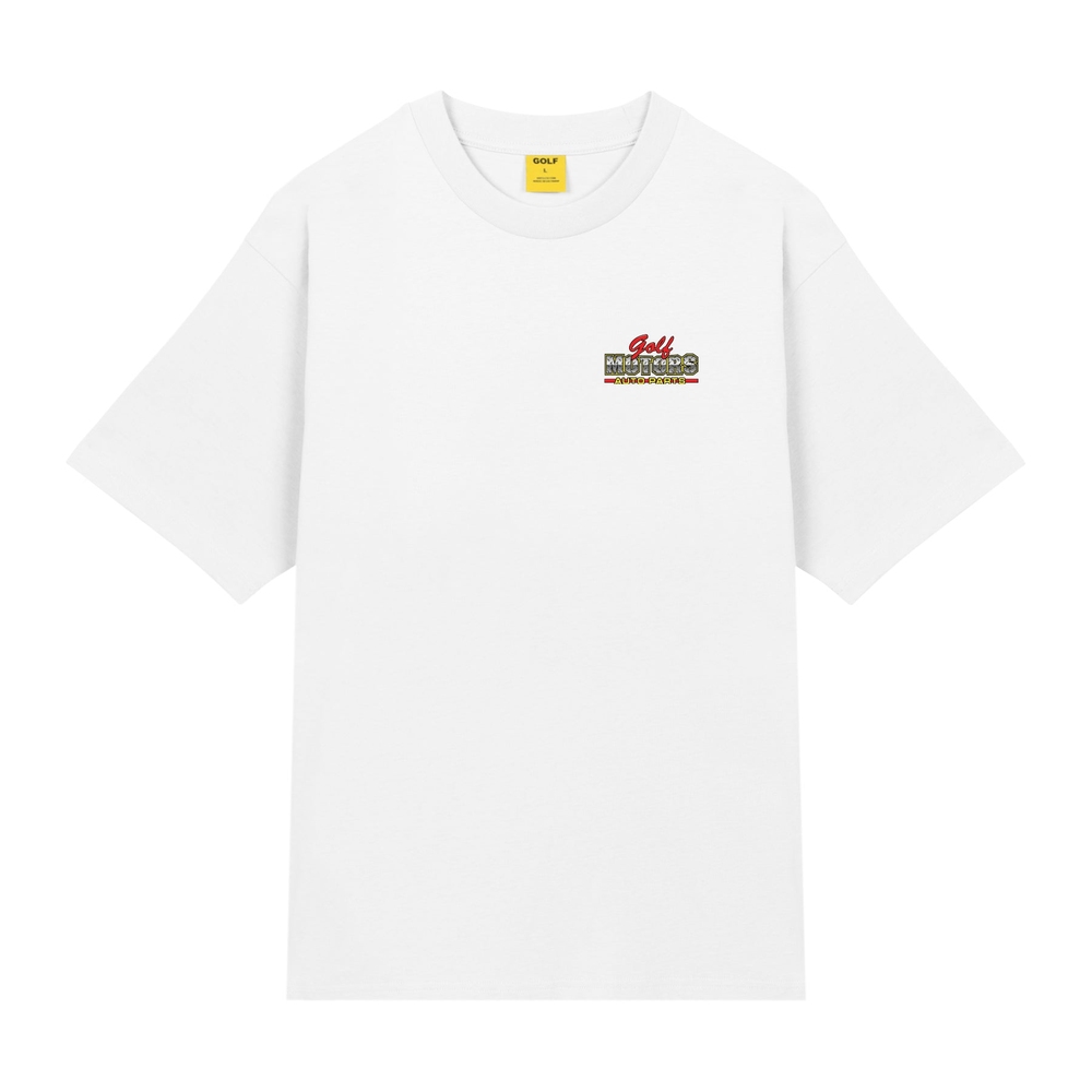 AUTO PARTS TEE White