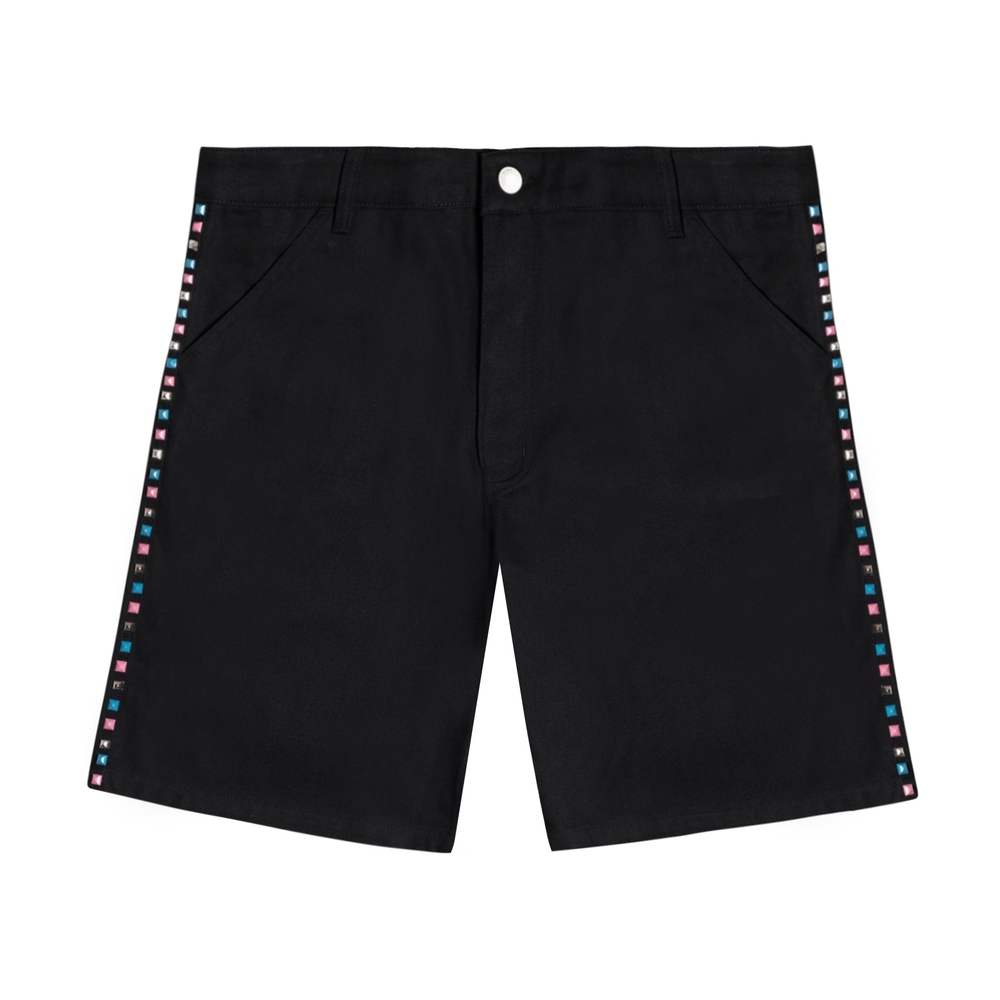 STUDDED ROGUE SHORT Black