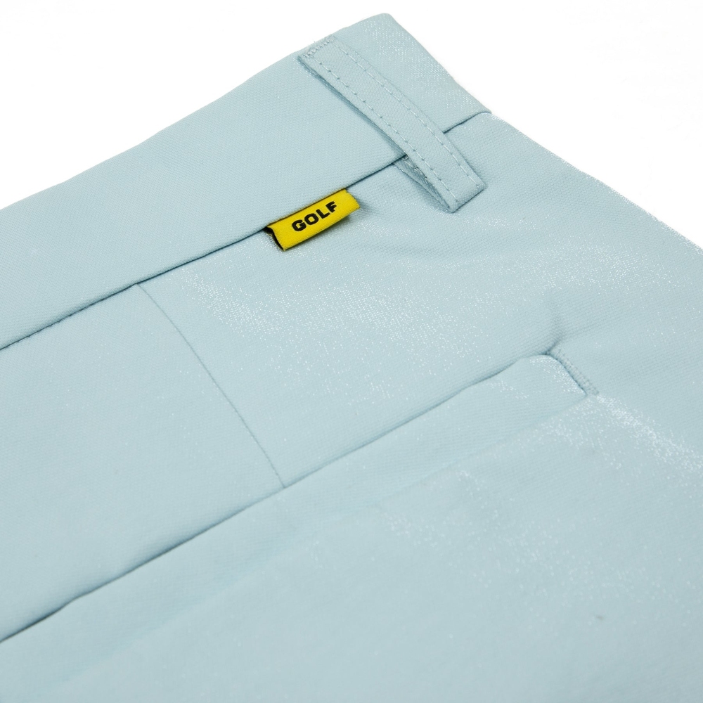 SHIMMER TWILL SHORT Light Blue