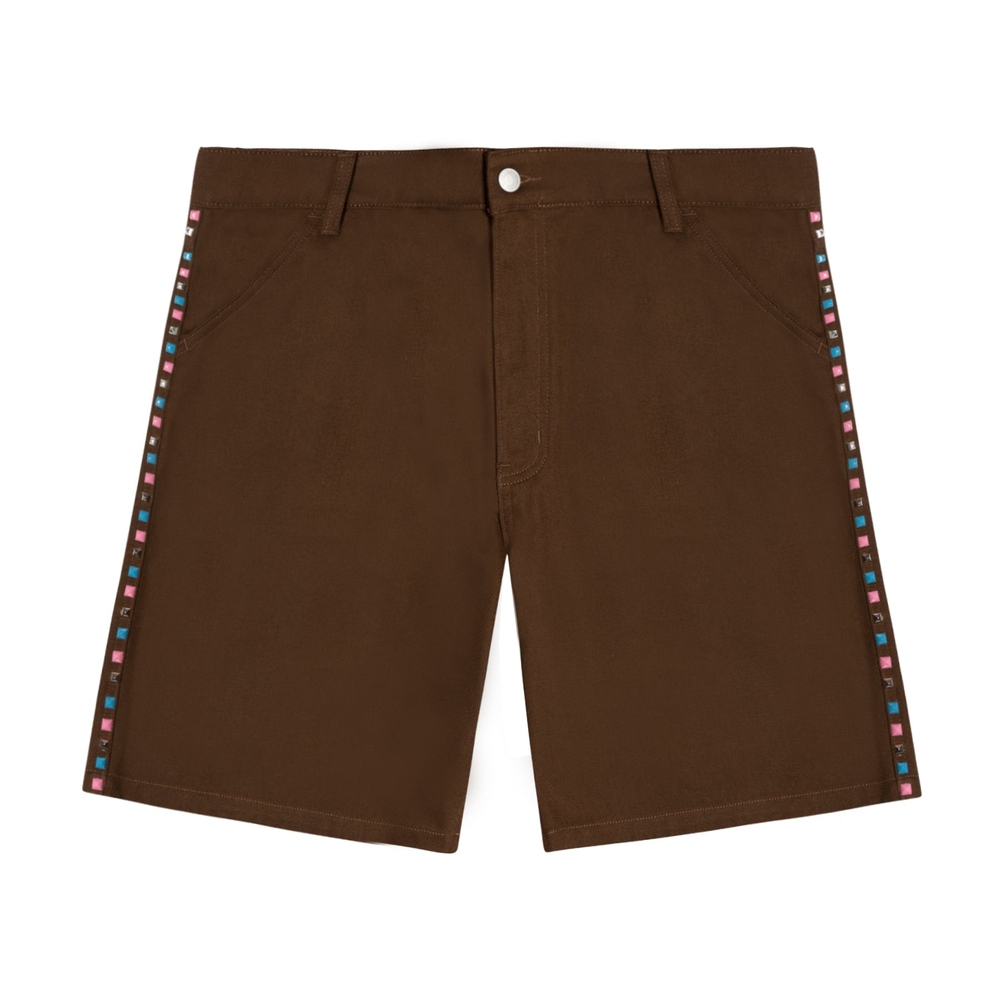 STUDDED ROGUE SHORT Brown