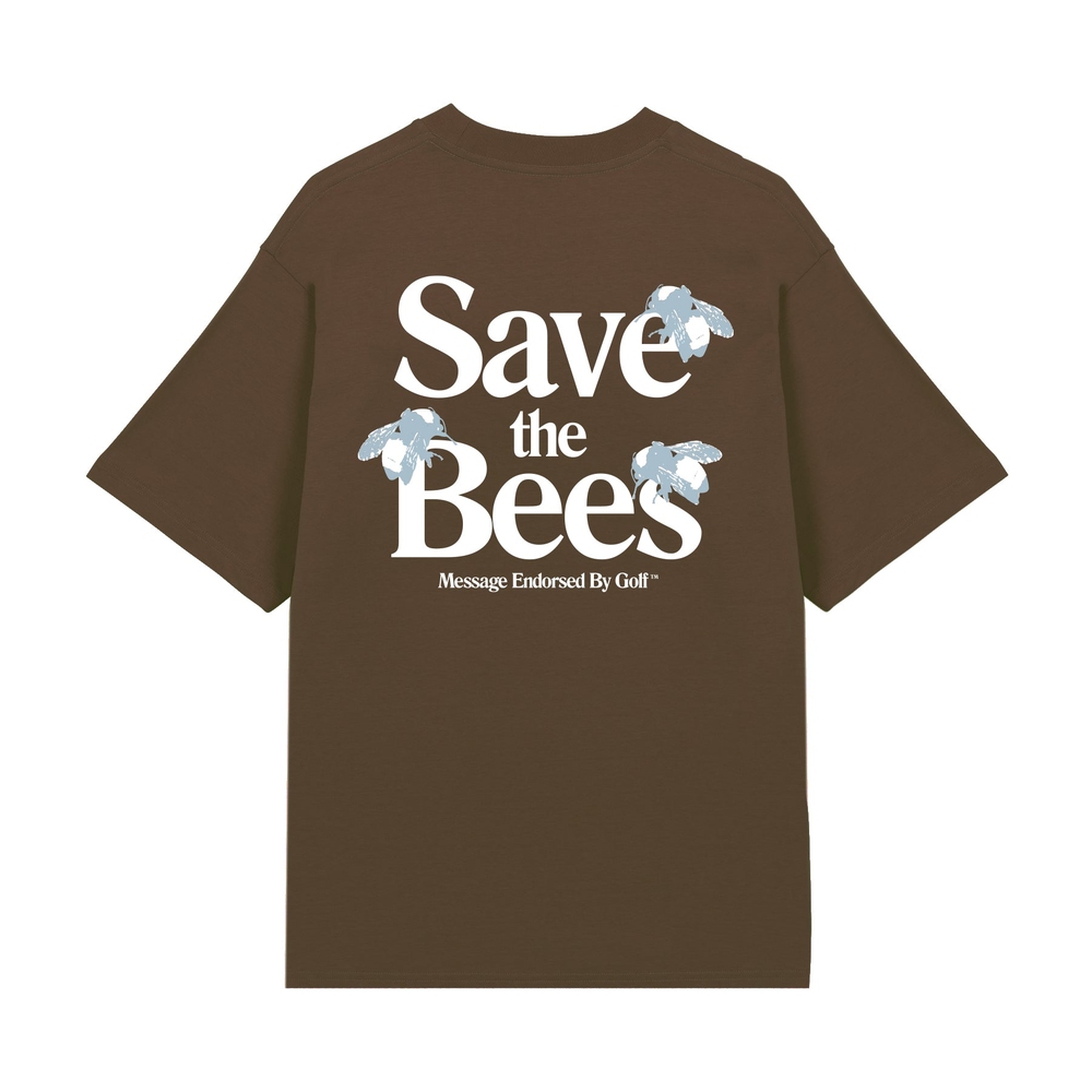 SS24 SAVE THE BEES TEE Brown