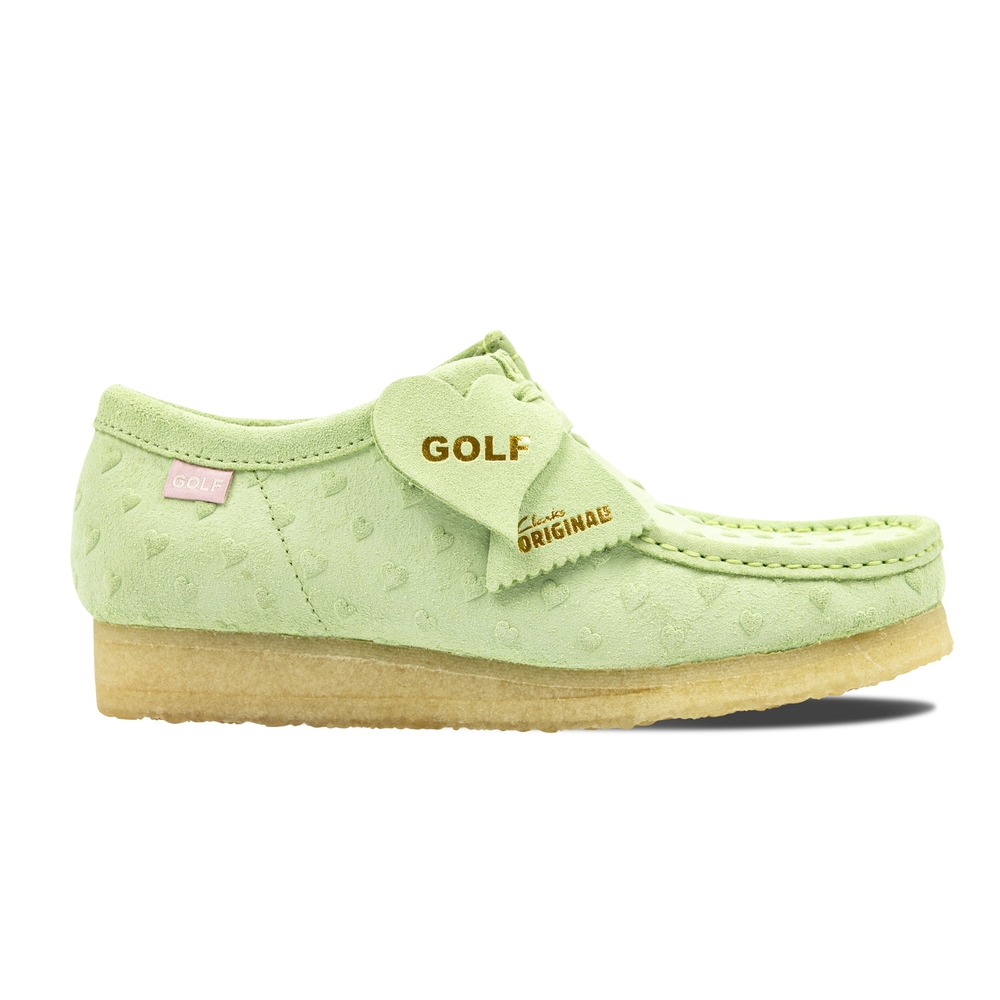 CLARKS WALLABEES Light Green