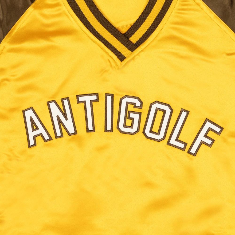 ANTIGOLF SATIN PULLOVER Gold