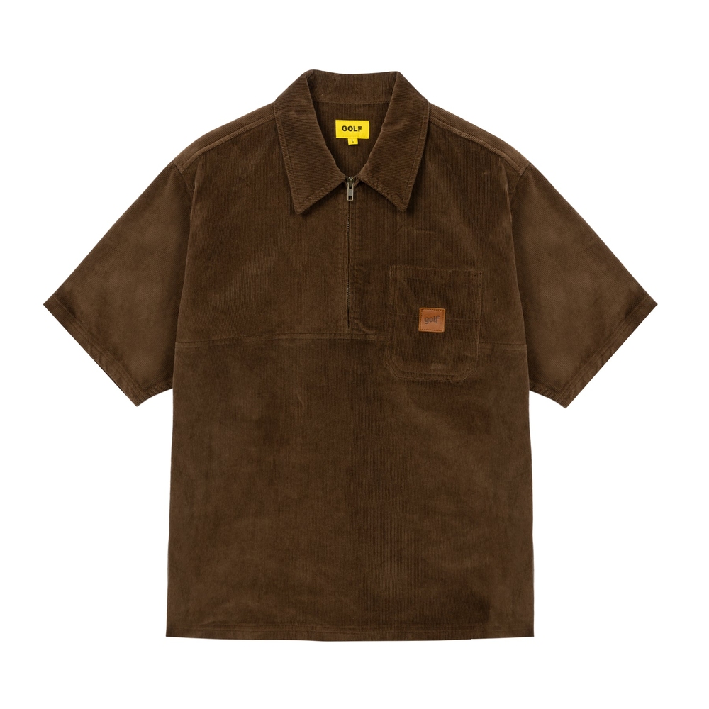 OLDE CORDUROY WORK SHIRT Brown