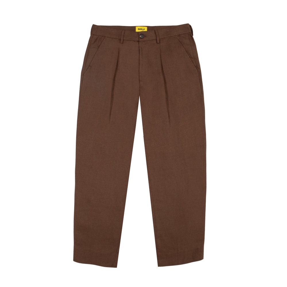 GRAND LOGO LINEN TROUSER Brown