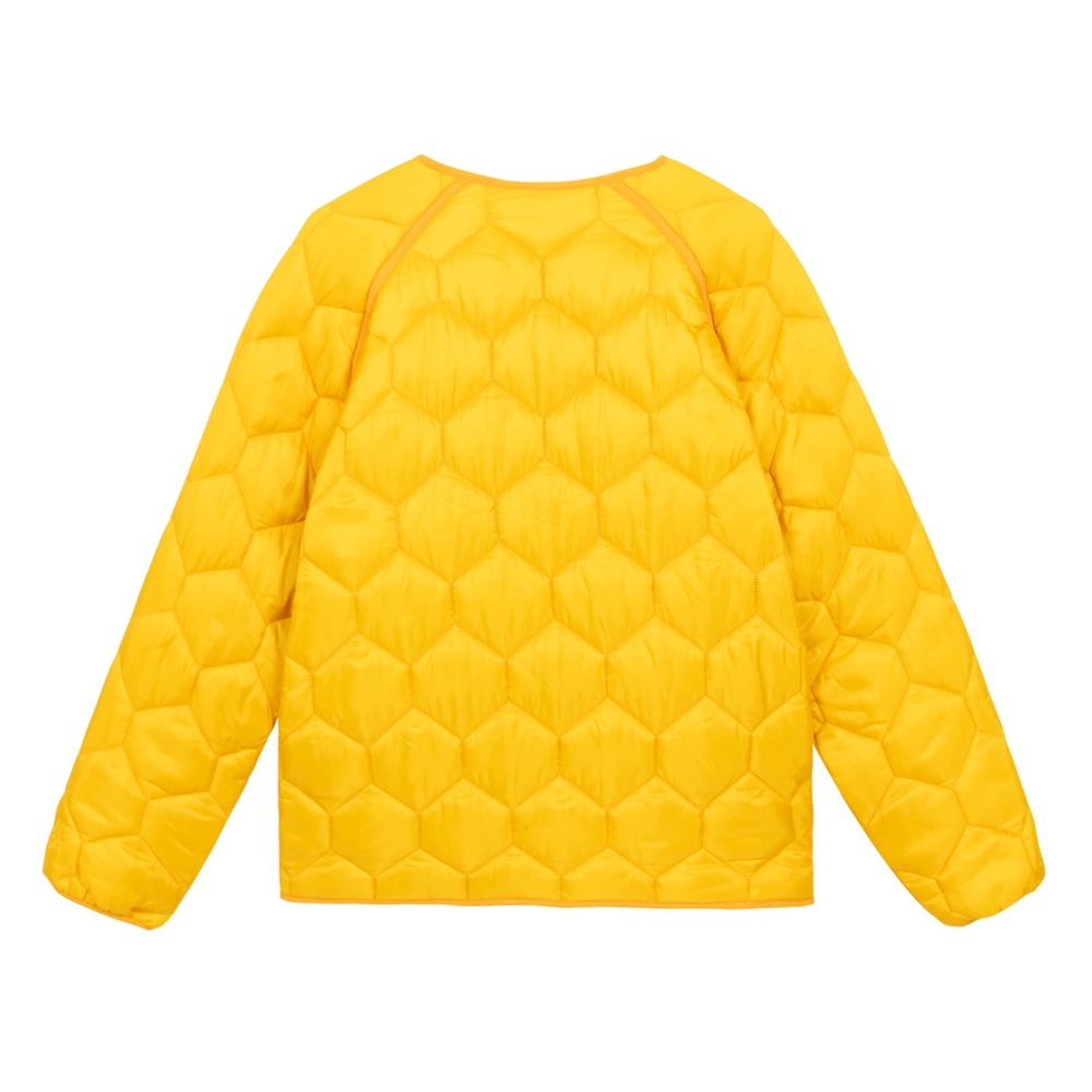 HONEYCOMB QUILTED JACKET Gold