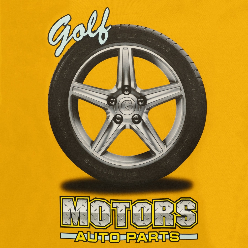 AUTO PARTS TEE Gold