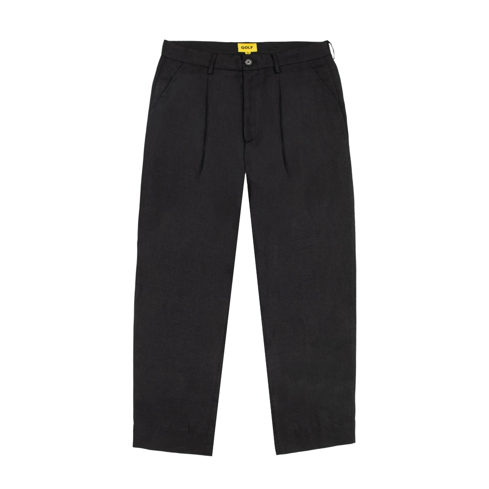 GRAND LOGO LINEN TROUSER Black