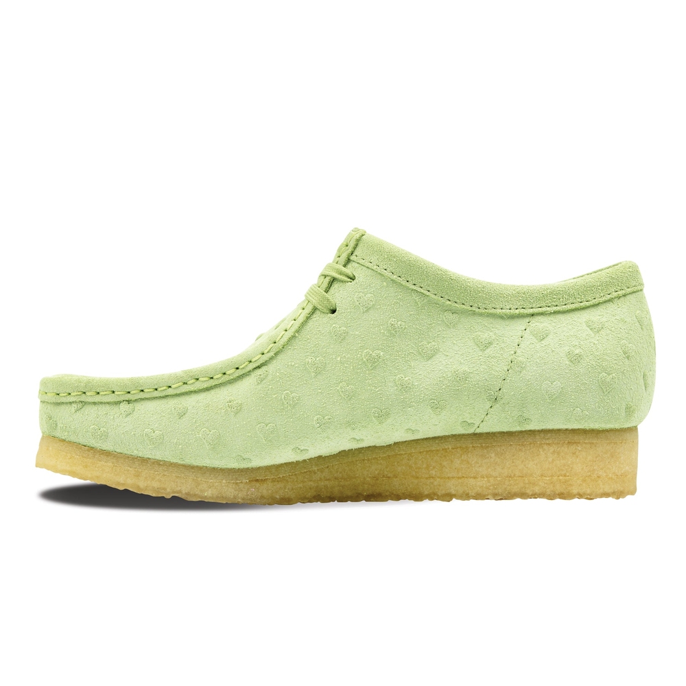 CLARKS WALLABEES Light Green