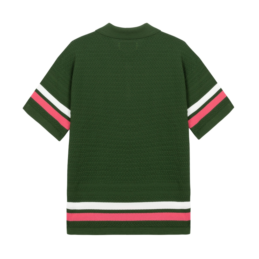 CADDY STRIPED POLO Dark Green