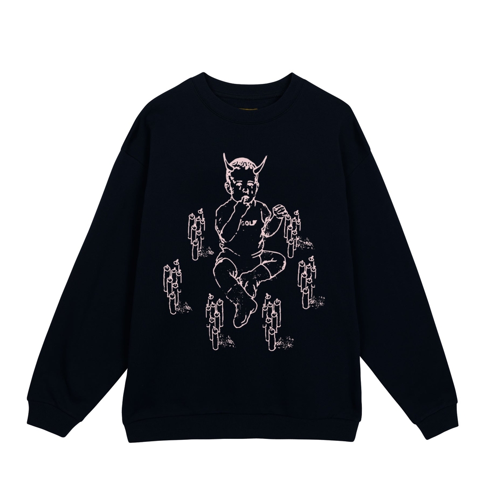 THERAPY CREWNECK Black