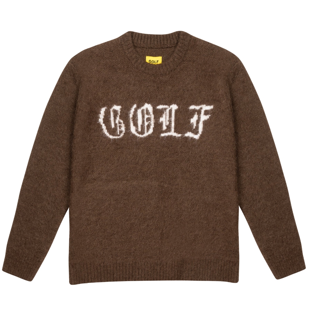 STAB MOHAIR SWEATER Brown
