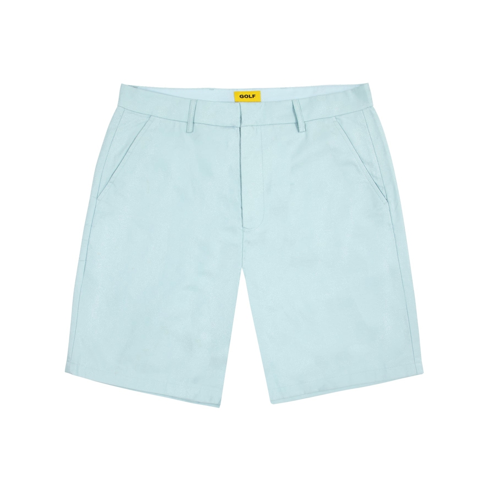 SHIMMER TWILL SHORT Light Blue