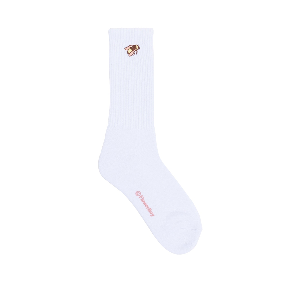 BEE SOCKS 3PK White/Sand/Blue