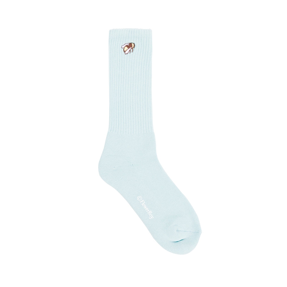 BEE SOCKS 3PK White/Sand/Blue