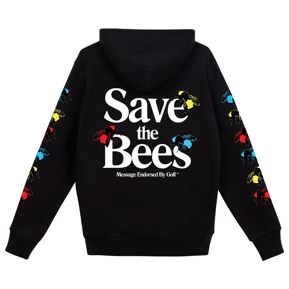 SAVE THE BEES HOODIE Black