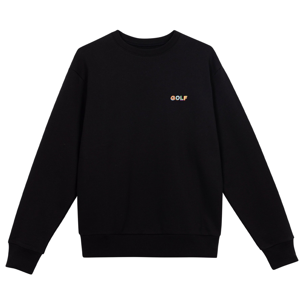 MULTI 3D LOGO CREWNECK Black