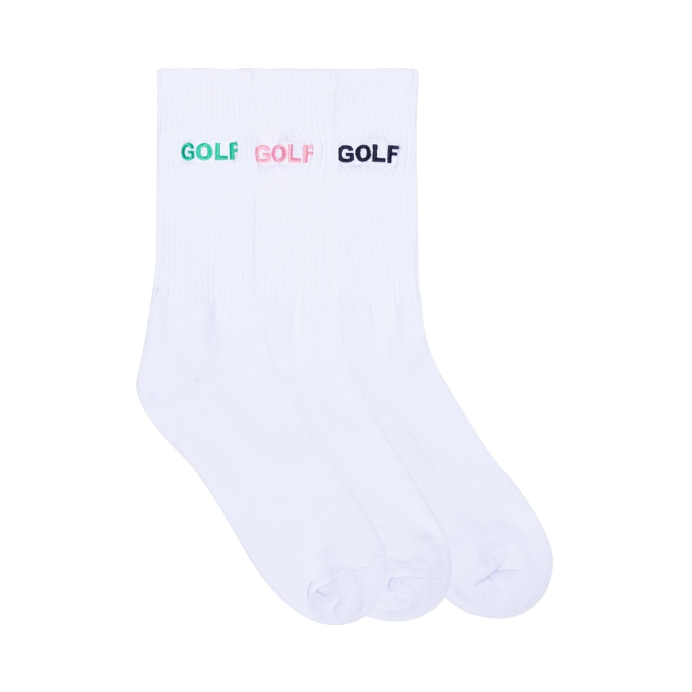 LOGO SOCKS 3PK White/PNG