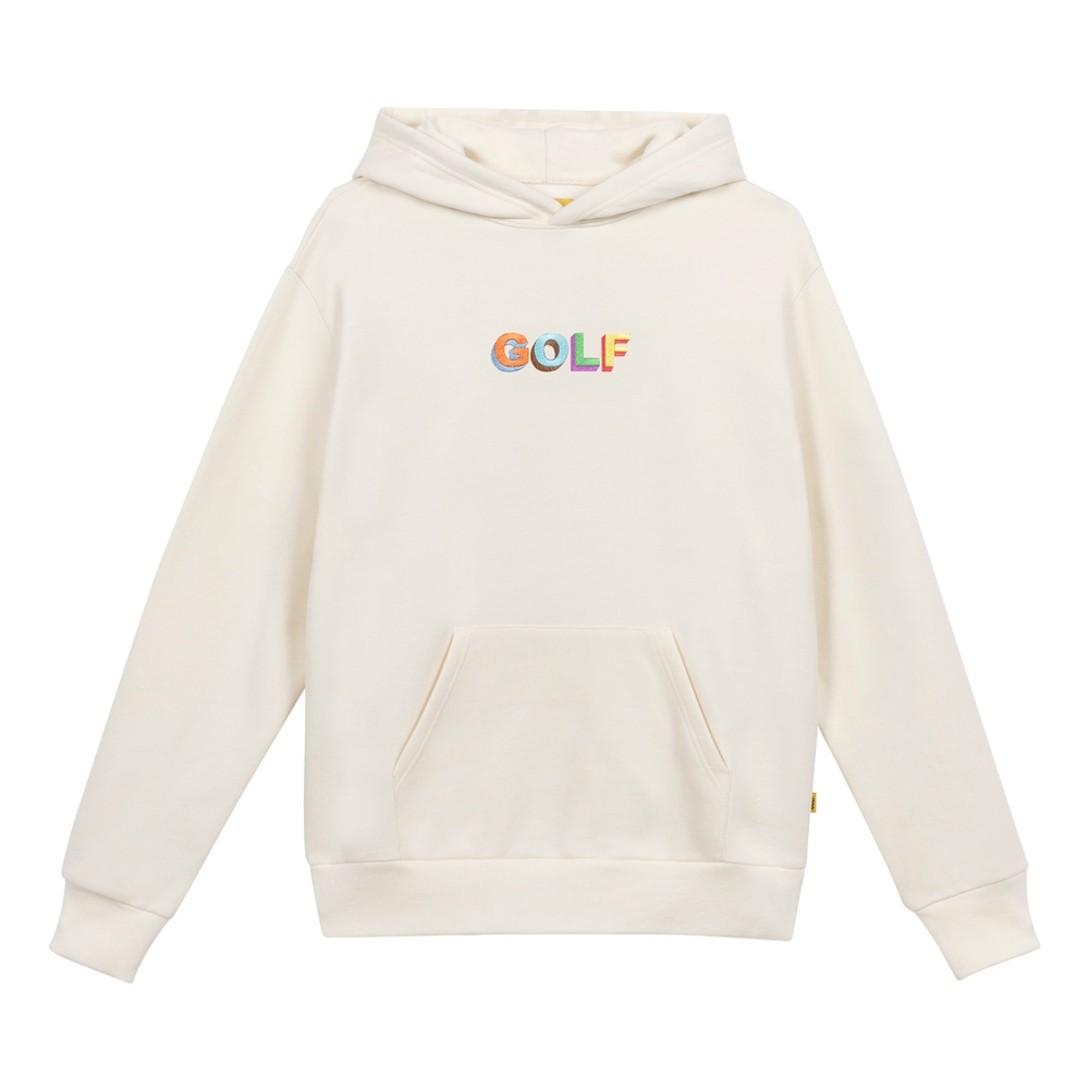 MULTI 3D LOGO HOODIE Cream