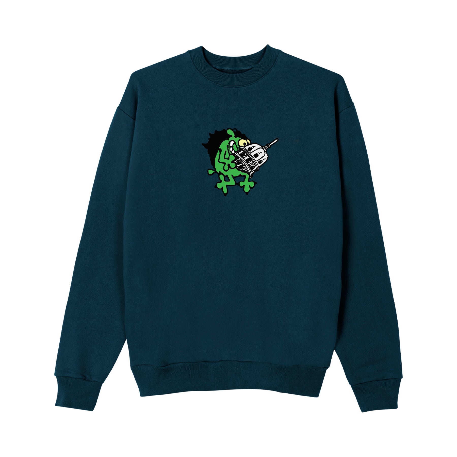 The Nate Crewneck Navy - Winter 2020 - Golf Wang