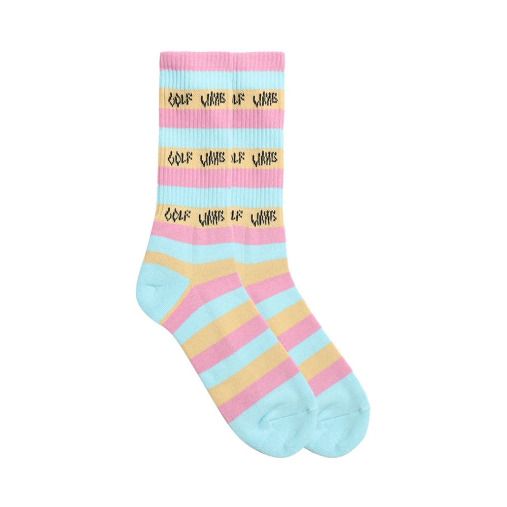 STRIPED BOXCUTTER SOCKS Light Pink