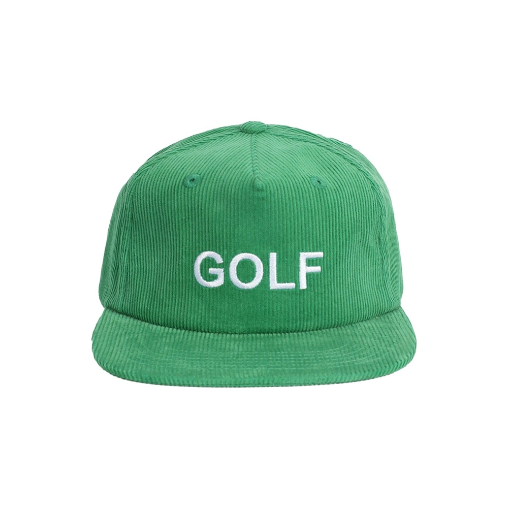 GOLF CORDUROY 5 PANEL SNAPBACK Green