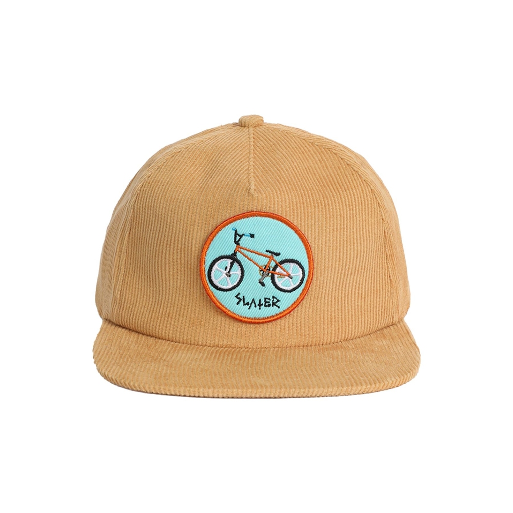 SLATER CORDUROY 5 PANEL SNAPBACK Brown