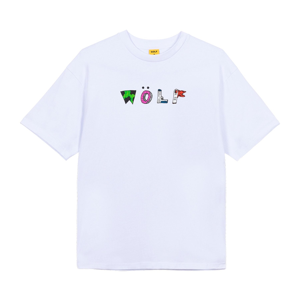 WOLF SKETCHBOOK TEE White