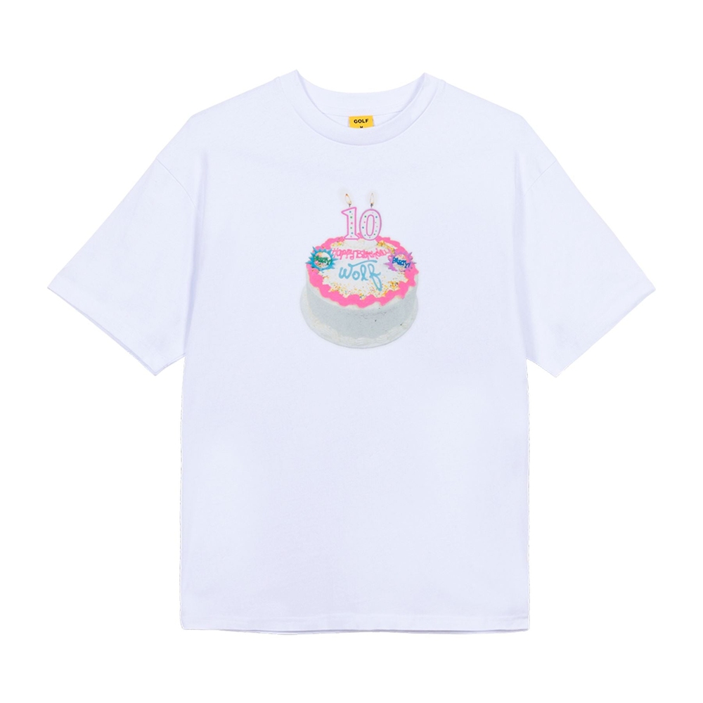 WOLF 10 YEAR TEE White