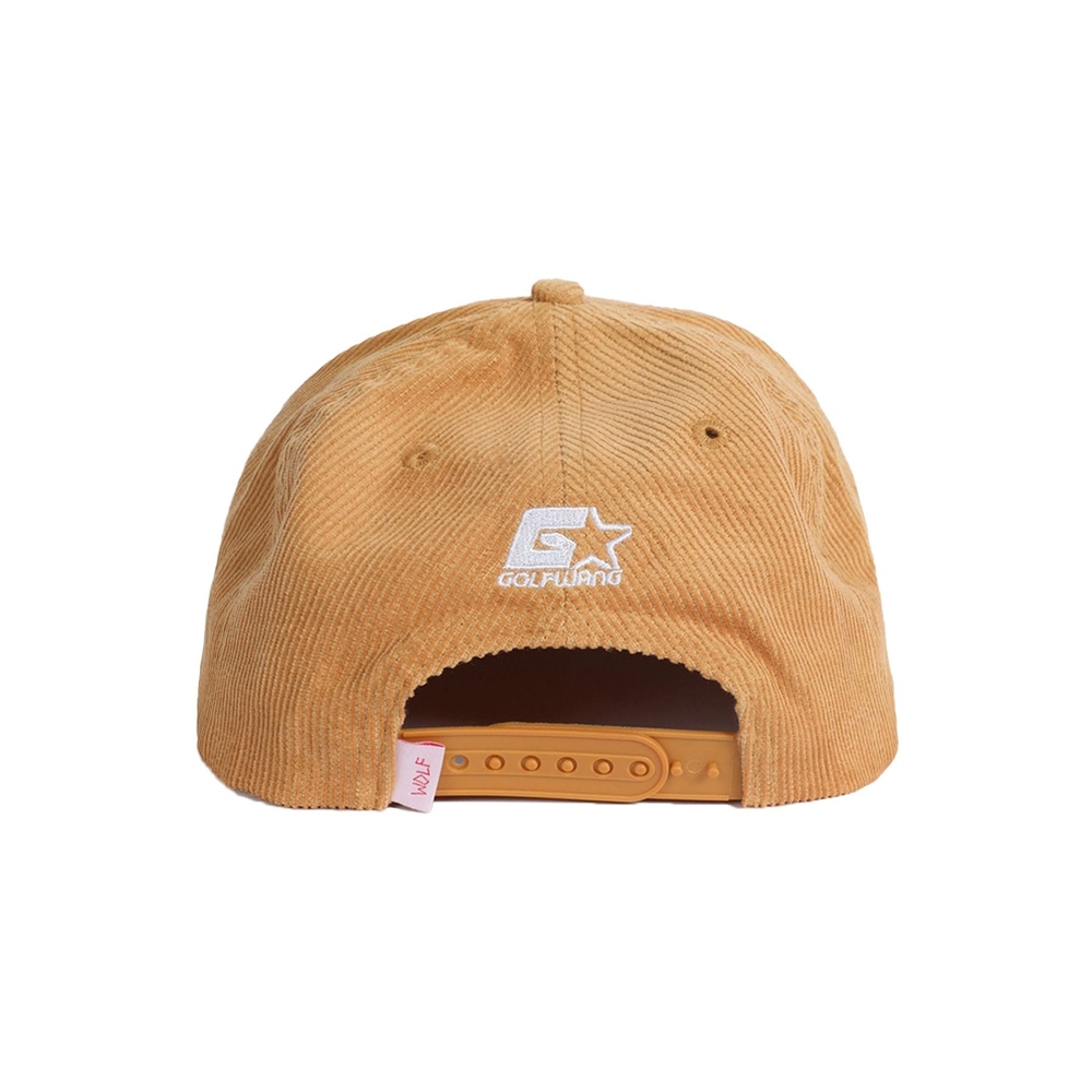 SLATER CORDUROY 5 PANEL SNAPBACK Brown