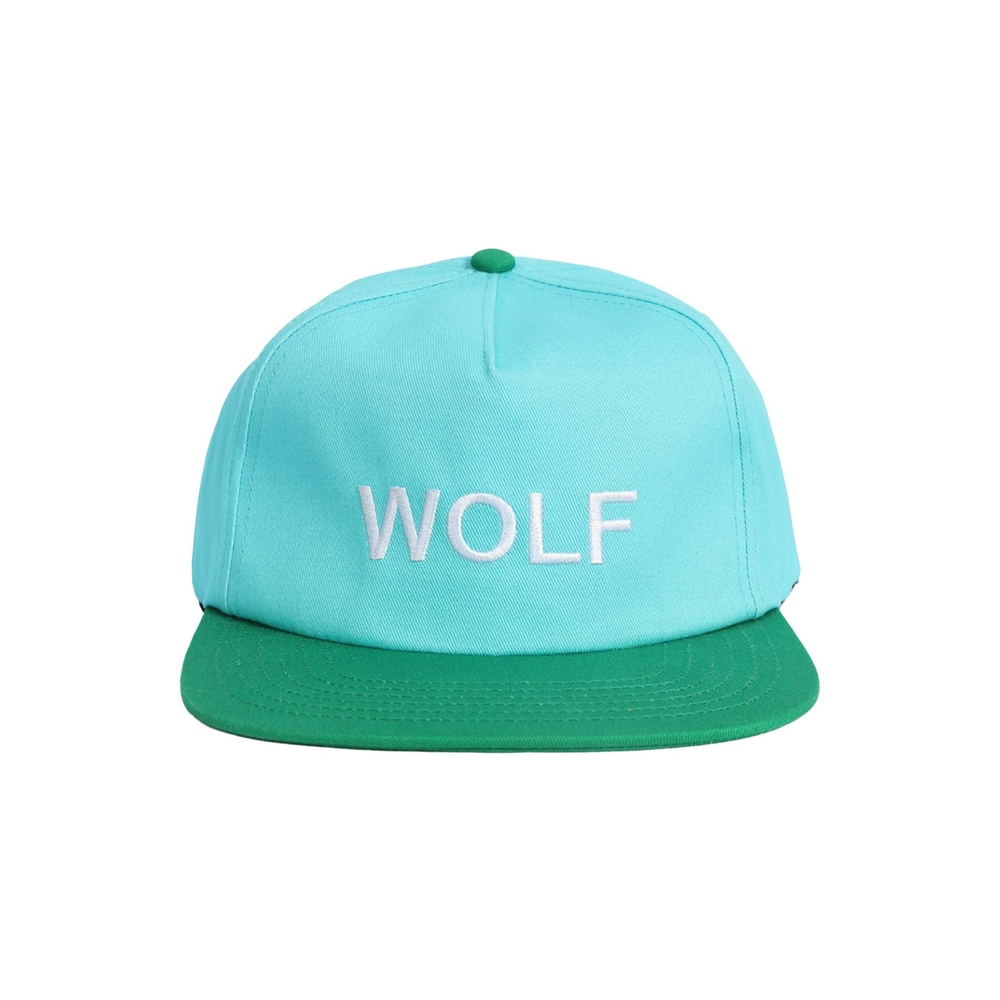 WOLF 5 PANEL SNAPBACK Light Blue