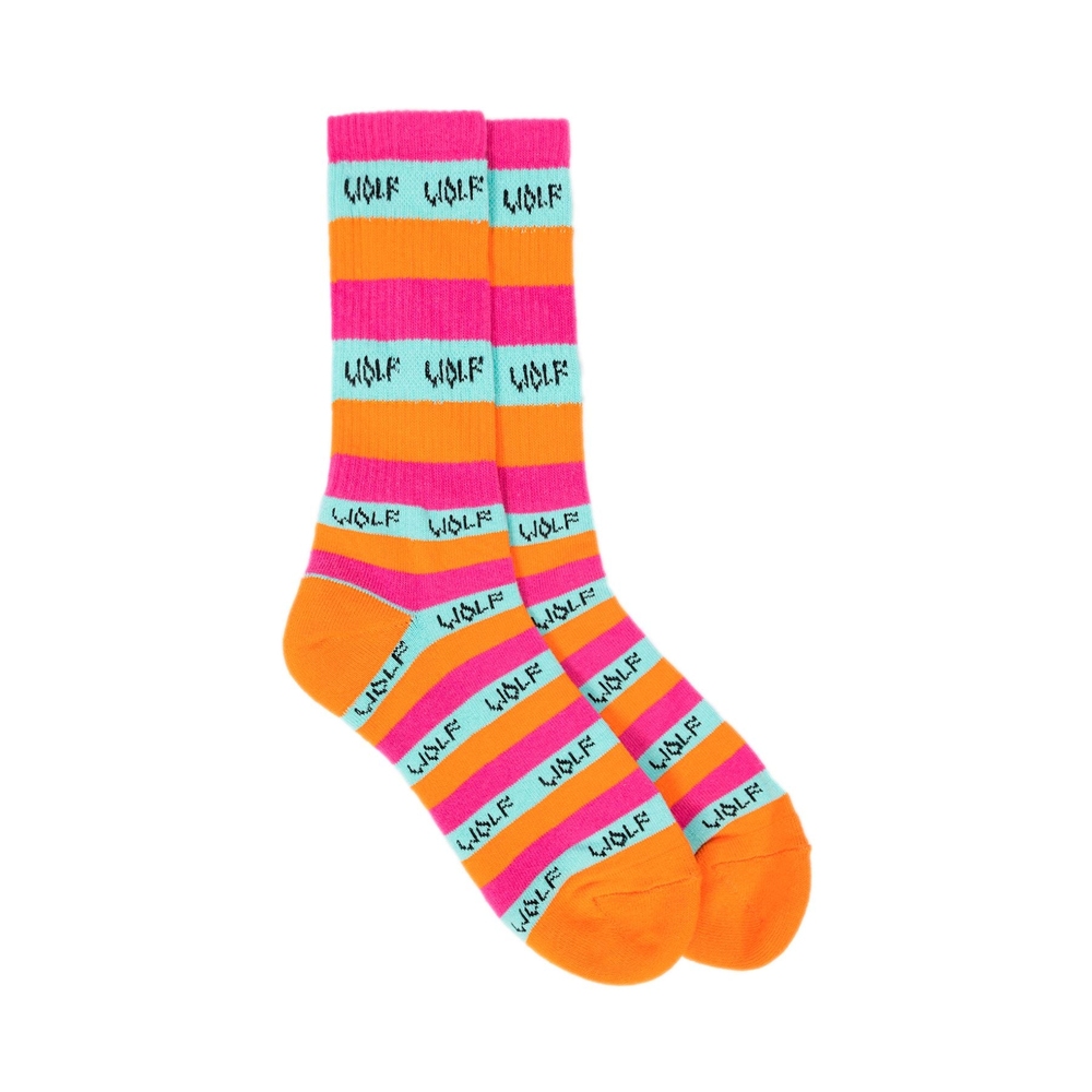 WOLF FAP NAP SOCKS Hot Pink